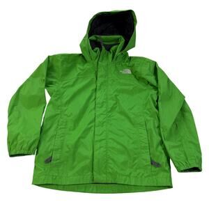 The North Face Hy Vent Boys Rain Jacket Pink Green Size S (7/8)